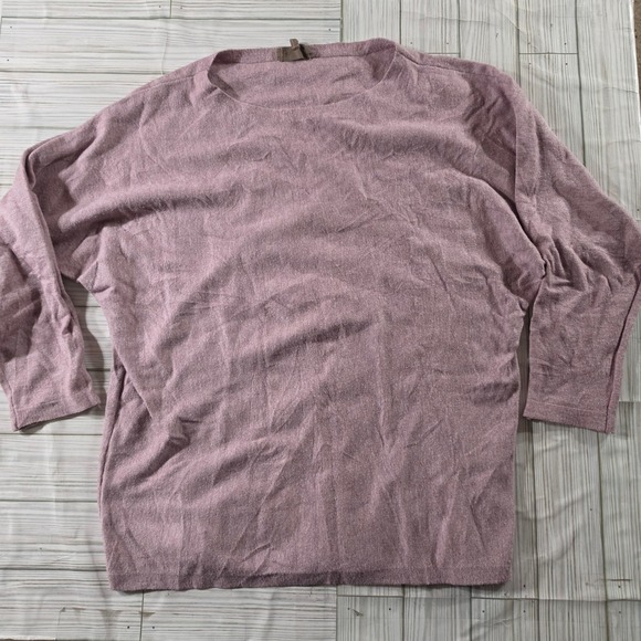 Mila Milano Sweaters - Mila Milano Womens Long Sleeve Knit Top Mauve Purple Crew Neck Size M 13327
